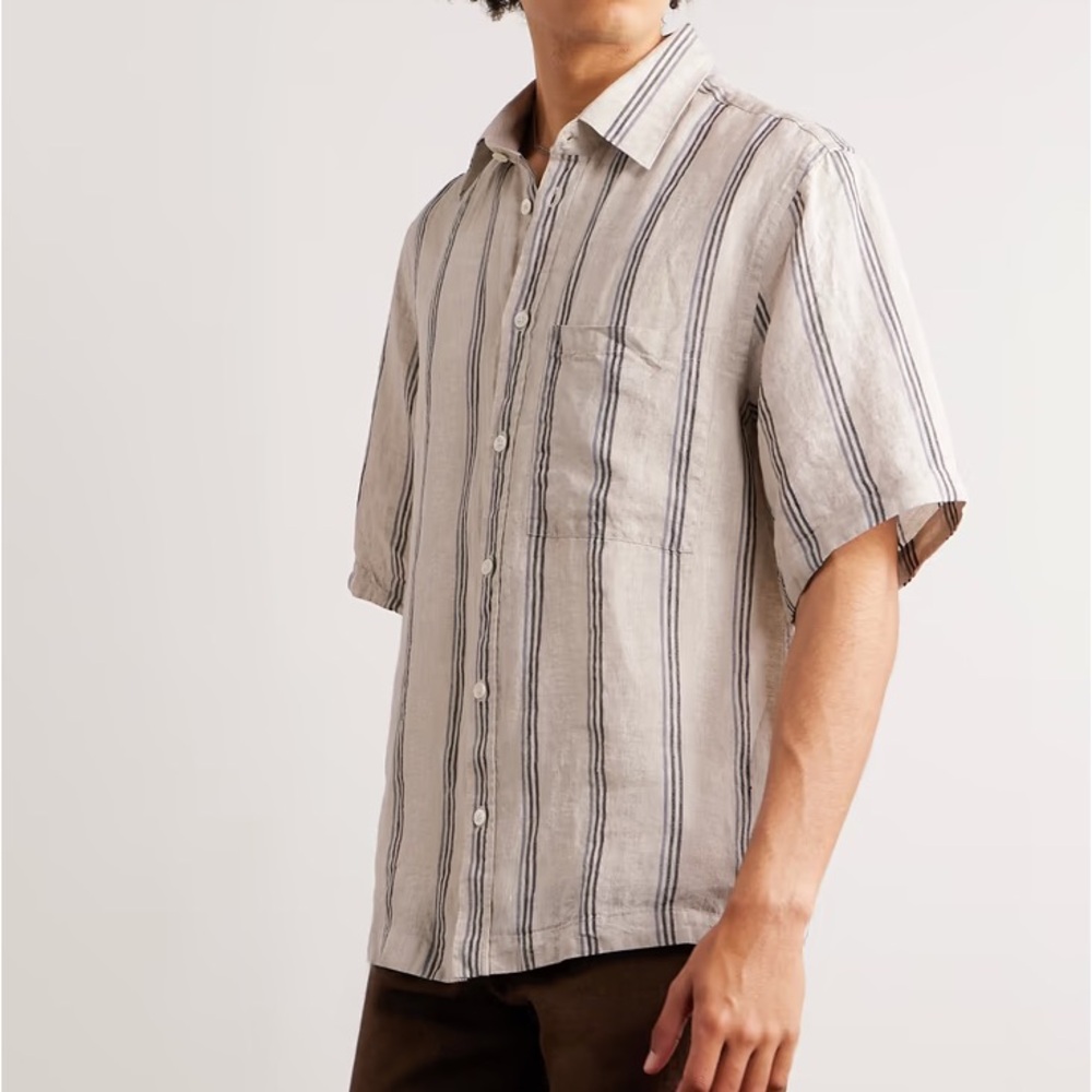 Men's NN 07 XL Hans short sleeve linen shirt NWOT